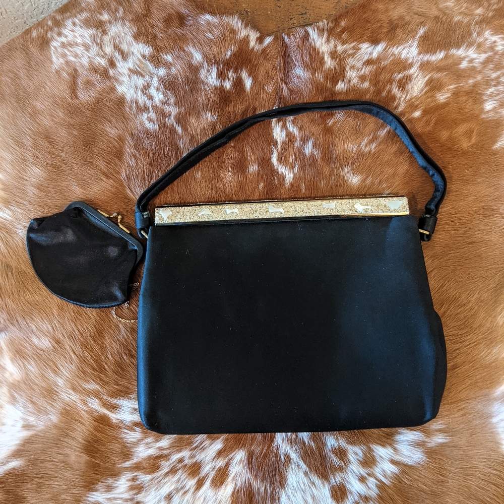 Vtg After Five Land M Mother of Pearl Bag Purse